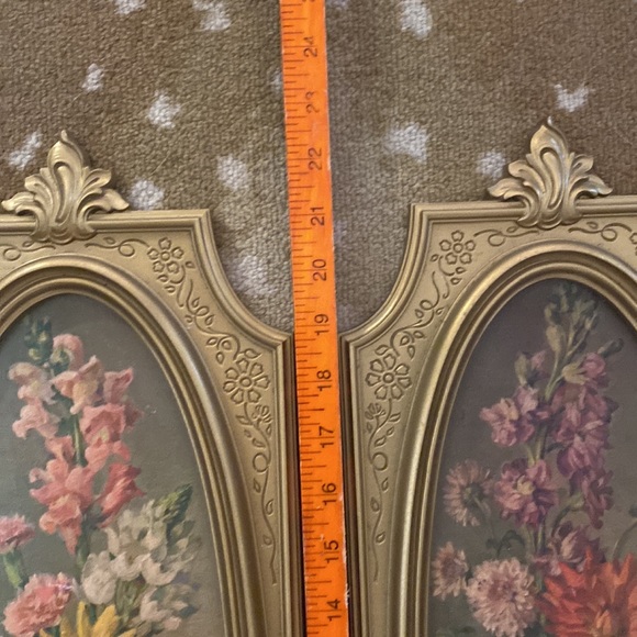 2 framed floral prints - Picture 6 of 6